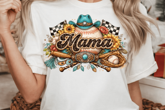 Baseball Mama Leopard PNG: A Bold Statement for Custom Apparel and Crafts