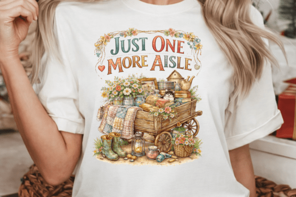 Just One More Aisle Vintage Thrift PNG: A Guide for Crafters and Designers