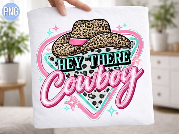 Leopard Hey There Cowboy Western PNG