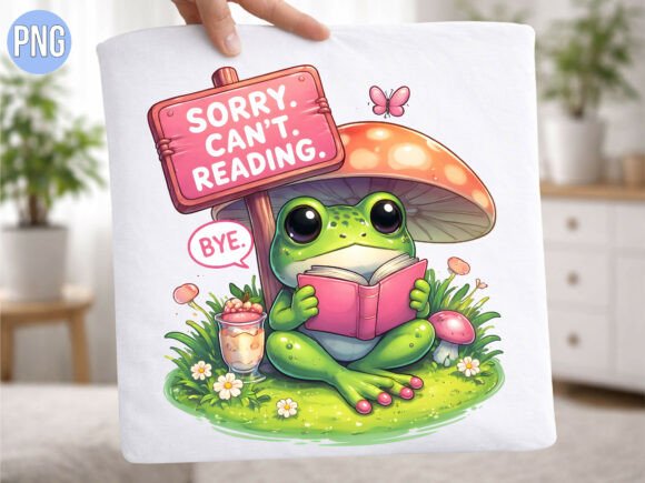 Sorry Can't Reading Frog Mushroom PNG: A Guide to High-Quality Digital Design