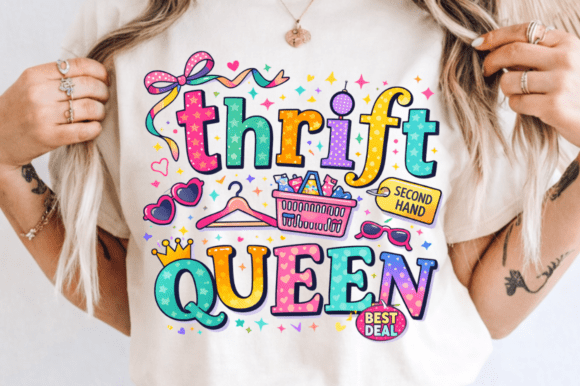 Unlocking Creative Potential: A Guide to Thrift Queen Boutique Style PNG Designs for Sublimation