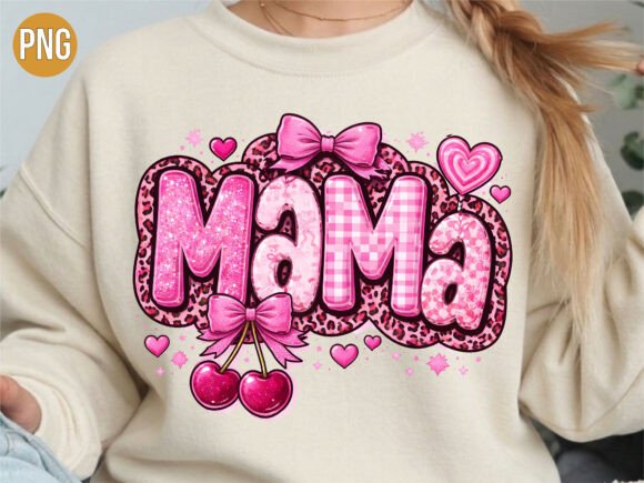 Unlocking Creativity with the Pink Glitter Cherry Mama Bow Heart PNG