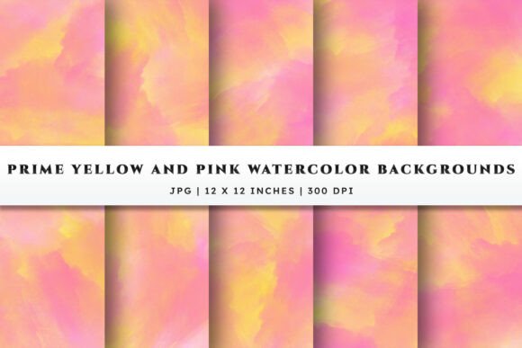 Unlocking Creativity with Yellow and Pink Watercolor Backgrounds: A Guide for Crafters and Designers